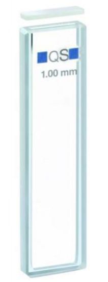 Macro-cuvette 100-QS, 1mm thickness quartz glass SUPRASIL®, 350 μl with glass cover plates_1570129