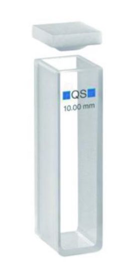 Macro-cuvette 100-QS, 10mm thickness quartz glass SUPRASIL®, 3500 μl with cover of PTFE_1570134