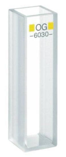 Macro-cuvette 6030-OG, 10mm thickness optical glass, 3500 μl with cover of PTFE_1570142