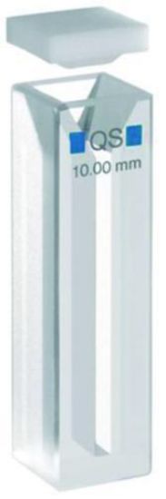 Micro-cuvette 104.002-QS, 10mm thickness quartz glass SUPRASIL®, 700 μl with cover of PTFE_1570214