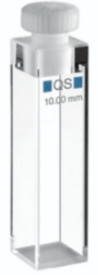 Macro-cuvette 111-QS, 10x10mm thickness quartz glass SUPRASIL® 3500 μl with PTFE-stopper_1570230