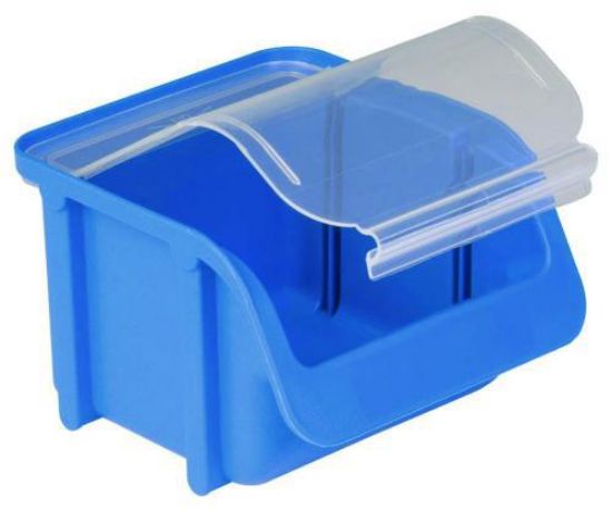 Storage bin, PP, size 1, blue 100x115/85x75mm, w/o EAN_1568854
