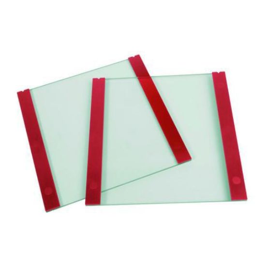 Plain glass plates 200x200mm with 1,5mm bondedn spacer, pack of 2_1571725