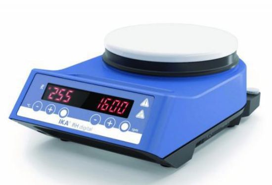 Magnetic stirrer RH digital, white with heating (with enamelled plate)_1572054