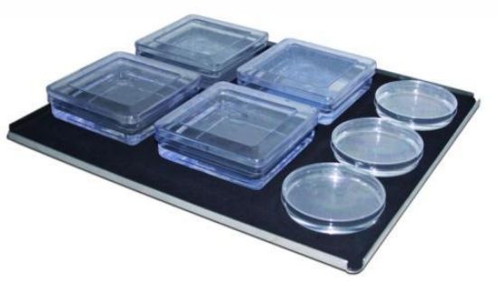 Flat platform PP-400 non-slip rubber mat, 400x360mm_1572142