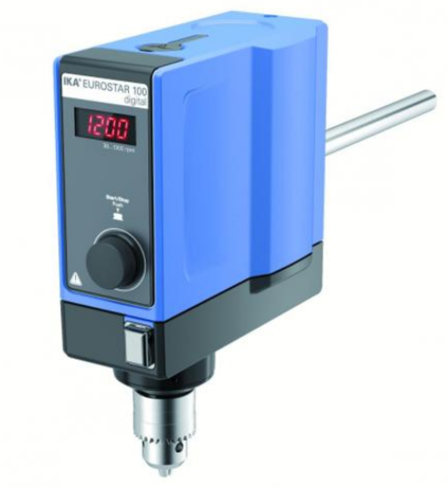 Overhead stirrer EUROSTAR 100 digital 0/30 - 1.300 min-1, w/o accessories_1570592