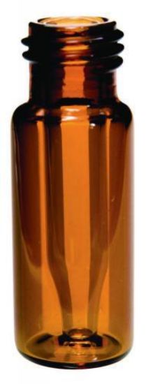 LLG-Screw Neck Vials N 9, 0.2 ml O.D.:11.6 mm,outer height:32 mm,amber,flat bottom, with integrated Insert 0.2 ml, conical,pack of 100_1575713