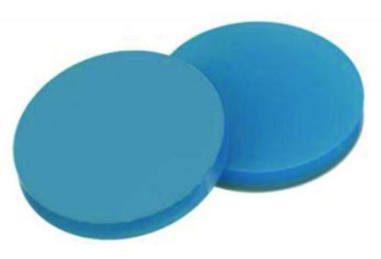 LLG-Septa N 20 Silicone blue/PTFE colourless, hardness:40° shore A,thickness:3 mm pack of 100pcs_1575756