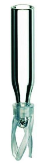 LLG-Insert 0,1ml for wide opening, O.D.:5.7 mm, outer height: 29 mm, clear, with assembled spring pack of 100pcs_1575797