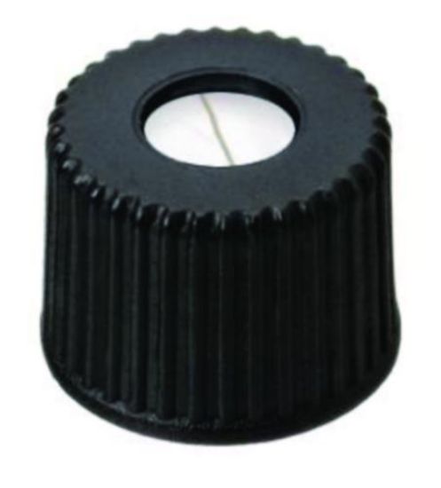 LLG-Screw caps N 8, red with head hole PTFE, rubber white, sealing discs slotted engaged, pack of 100_1575911