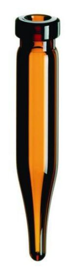 LLG-Sample vials N 8-07, amber, roll rim, conical, pack of 100_1576083