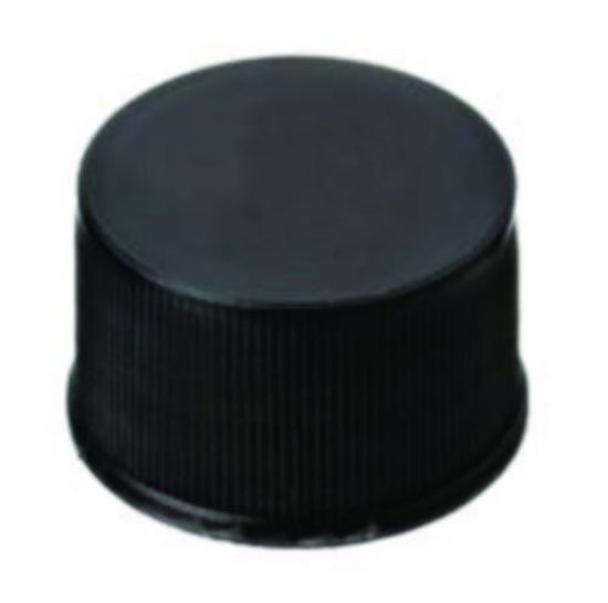 LLG-Screw cap N 13, PP, black, closed top pack of 100_1576144