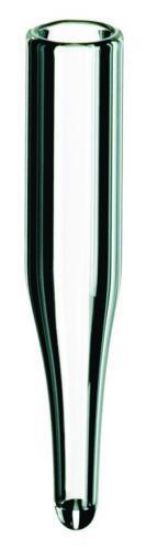 LLG-Insert for wide opening, 0,1ml, O.D.: 6 mm, outer height: 31 mm, clear, conical, 15 mm tip pack of 100pcs_1576252