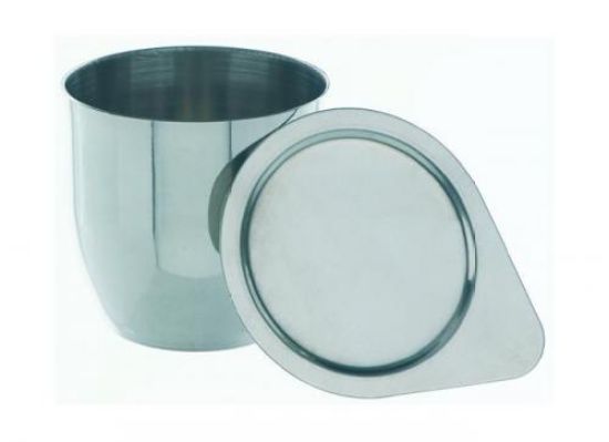 Nickel crucibles, 99.5 %, 130 ml, type 2, 1.0 mm thick, without lid_1578374