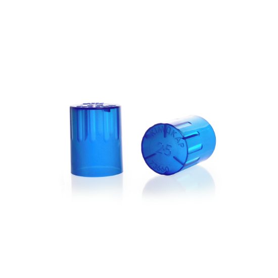 Closure Kim-Kap PP, blue, 16 mm, pack of 1000_1576568