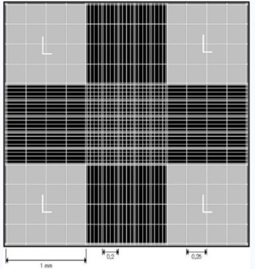 Coutning chamber acc.to Neubauer improved BLAUBRAND, double ruling, bright line, w/o spring clips, chamber depth 0,1mm_1578272