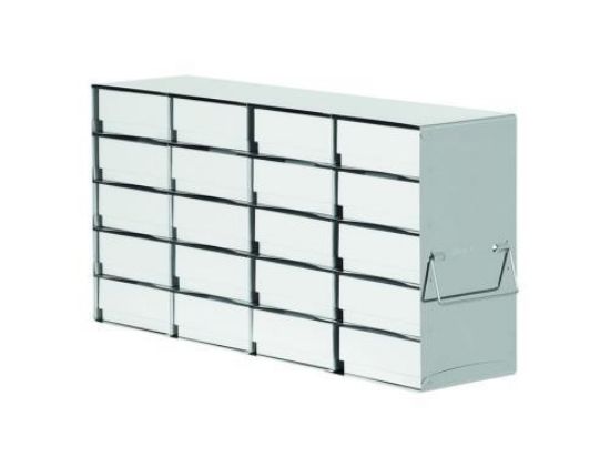 Standard rack for upright freezer for (hxd) 5x4 = 20 boxes 50mm high, delivered including standard white cardboard boxes and 9x9 cell dividers,_1580495