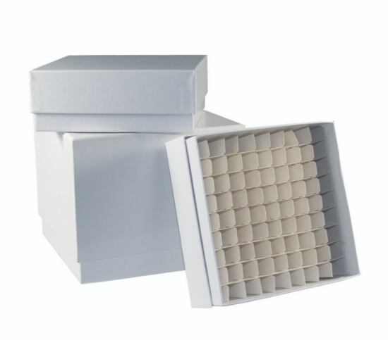 LLG-Cryobox 133x133x75mm white, special, w/o grid pack of 10_1580933