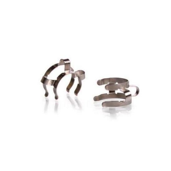 DWK Life Sciences (Duran) Joint Clips NS 14, Steel Sheet Chromium ...