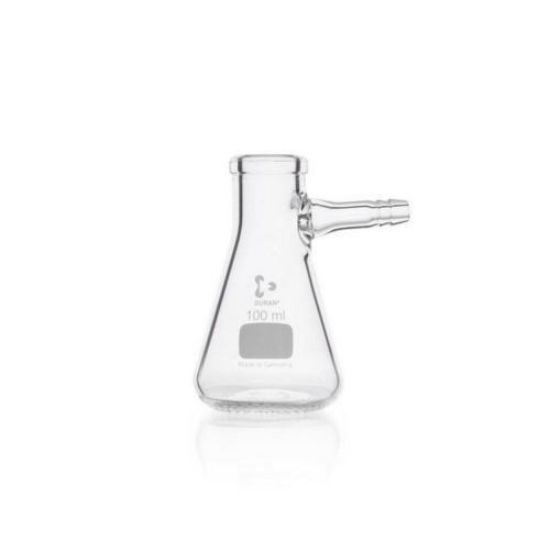 Filtering flasks 100ml Erlenmeyer with glass hose connection_1580970