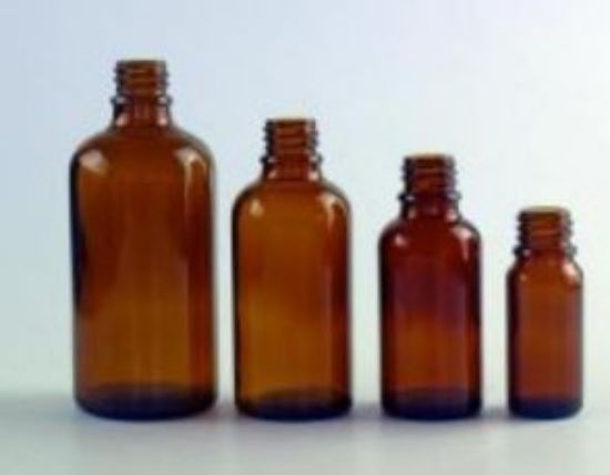 dropping bottle 100 ml, amber glass thread DIN 18 without screw cap_1583567