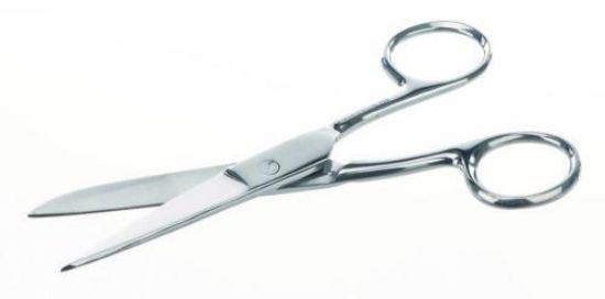 Laboratory scissors 100 mm, type 2 stainless steel_1582806