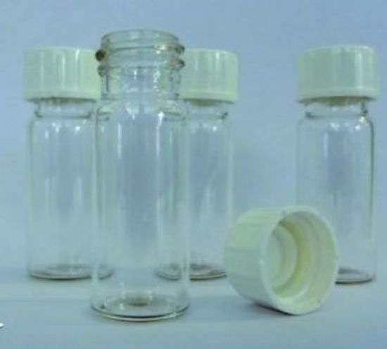 Test tubes, threaded, 10 ml, 55 x 20 mm, DIN 18, with white screw cap, pack of 100_1583024