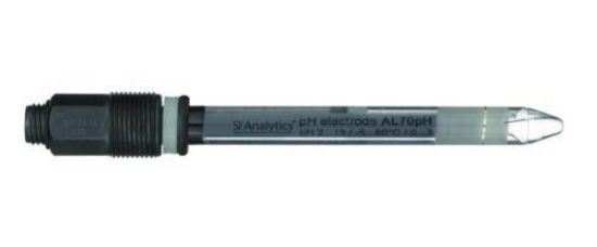 pH electrode AquaLine 70 pHWith glass shaft, Silamid® reference system and S8 plug head.Specifications  Temperature range:  -5 ... +80 °C  pH range:  2 ... 13 pH  Length / diam.:  120 mm / 12 mm  Electrolyte:  Gel  Diaphragm:  Ceramic  Memb_1585026