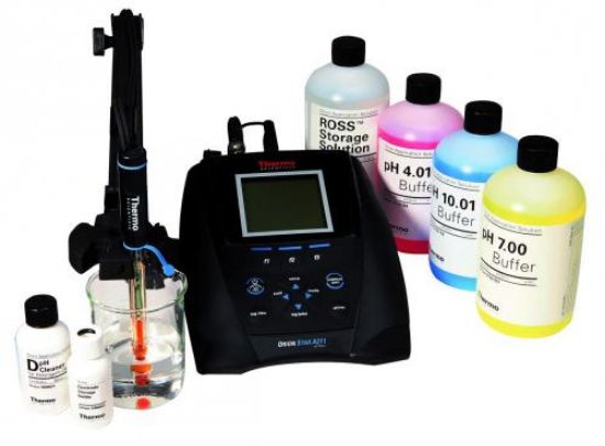Orion-Star A214 pH/ISE Benchtop Meter Kit with Electrode Stand with ross ph buffer kit_1606633