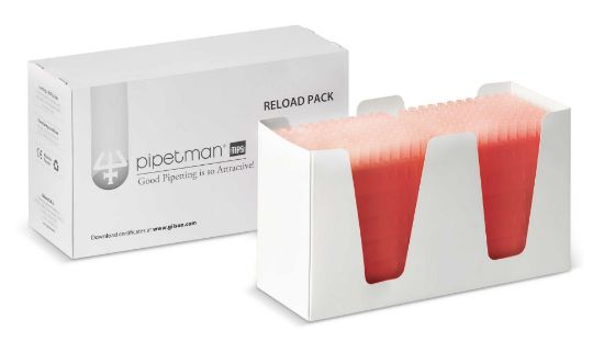 Gilson, PIPETMAN DIAMOND, DL10 , Universal Pipette Tips, 0.1-20 μl, Non-Sterile, Non-Filtered, 0.1-20 μL, Reload pack, 960 tips, Polypropylene_1174350