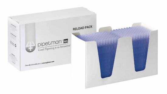 Gilson, PIPETMAN DIAMOND, D1000, Universal Pipette Tips, 100-1000 μL, Non-Sterile, Non-Filtered, Reload Pack, Polypropylene, 576 tips_1184662