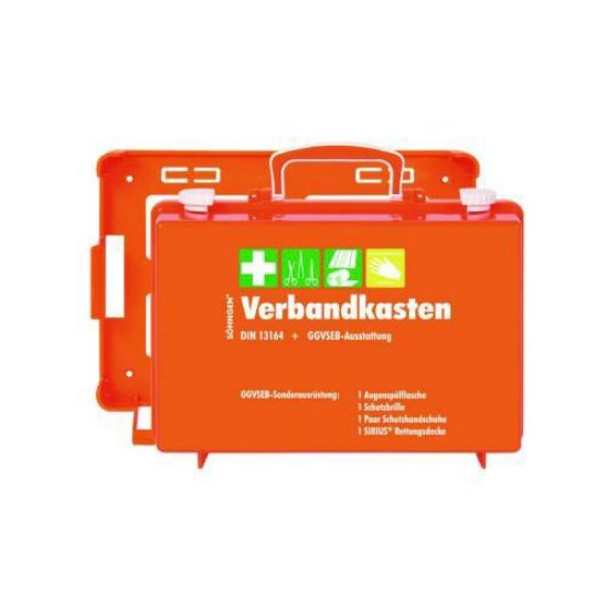 First aid kit for vehicles etc, ABS-plastic SN-CD orange_1525505