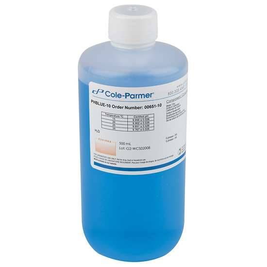 Oakton, Traceable® pH Standard Buffer with Calibration, Blue, pH 10; 500 mL_1076506
