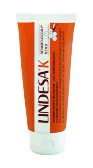 Lindesa® K Professional protetive a.cleaning cream with camomille and beeswax, tube of 100 ml_1558361