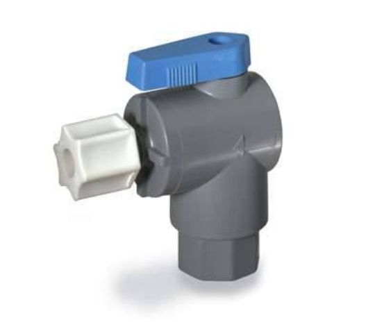 VWR Ball Valve, 2-Way Right Angled, 3/8