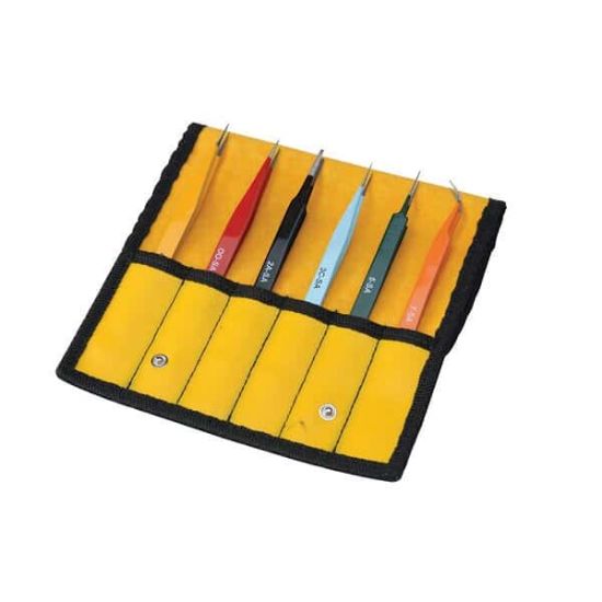 6 PC COLORED TWEEZER SET_1241911