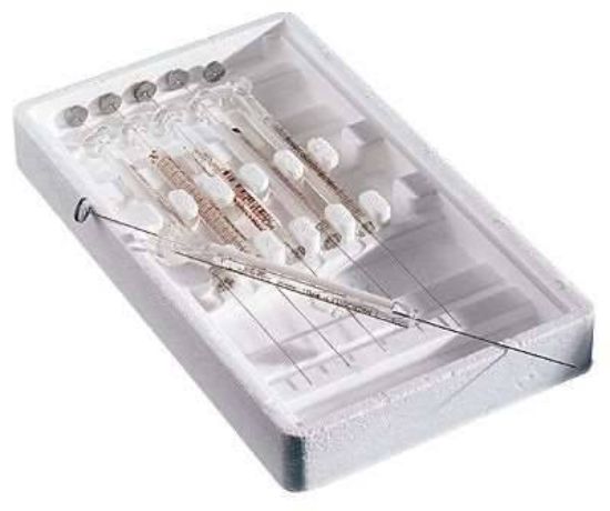 Hamilton, Microliter Low-Volume Syringe, 80600, Glass, 100 μL, Cemented Needle, 22s Gauge, Beveled Tip_1105351