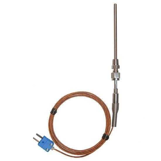 Digi-Sense Type T Pipe-Fitting Probe, Stainless Steel Handle, Mini ...