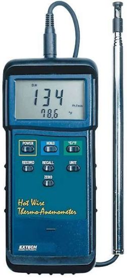 Extech 407123 Heavy-Duty Hot-Wire Thermoanemometer with PC Interface_1104537
