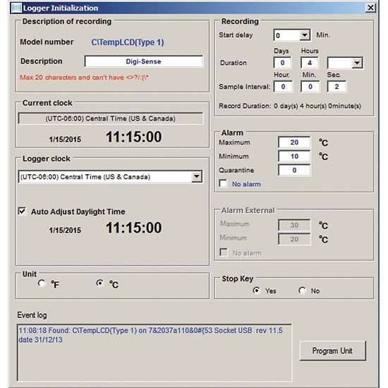 Temperature Data Logger Download and Analysis Software_1115362