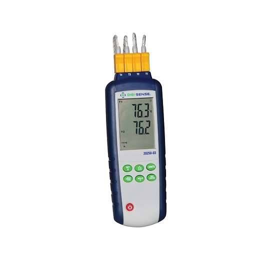Traceable, 4-Input Data Logging Thermocouple Probe Thermometer, Type K/J_1113347