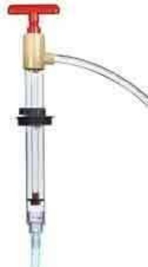 Hand-operated FDA-compliant drum pump with spout_1619381