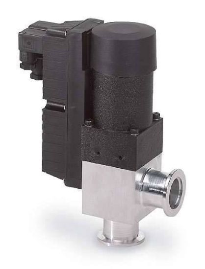 Edwards Vacuum C41301000 Solenoid Vacuum Valve; Right-Angle, NW25, Aluminum, 240 VAC_1167053