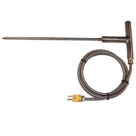 Cole-Parmer Digi-Sense Type K Heavy-Duty Stainless Steel T-Handle Probe ...