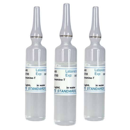 Extech CL207 1ppm Standard for Chlorine Meters Calibration. 3 Ampules (20 ml Each)._1177867
