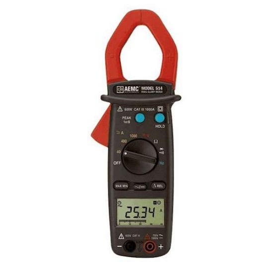 AEMC 514 Clamp-On Meter, 0.05 to 1000 A(rms)_1219013