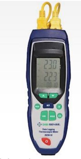 Digi-Sense Dual-Input Data Logging Thermocouple Thermometer with NIST-Traceable Calibration_1208425