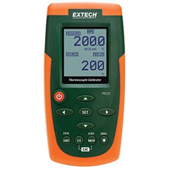 Extech PRC20 Thermocouple Calibrator 6.3" x 3.2" x 1.7" (159 x 80 x 44mm)_1193231