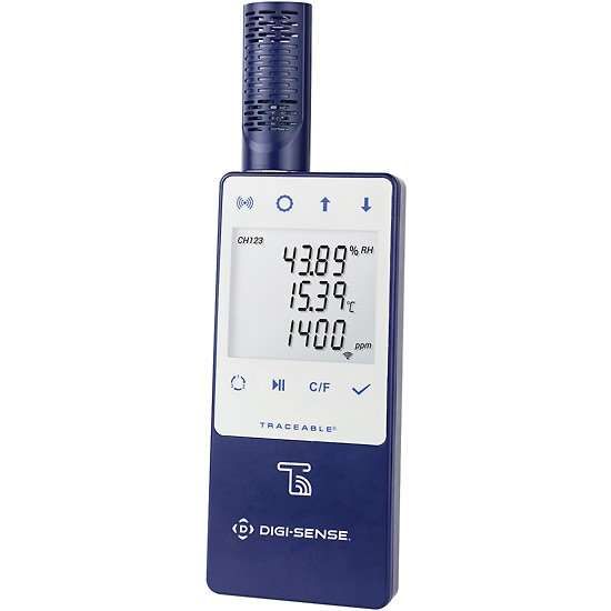 Digi-Sense Ambient CO2/Temperature/Humidity Data Logger with TraceableLIVE® Wireless Capability_1229026