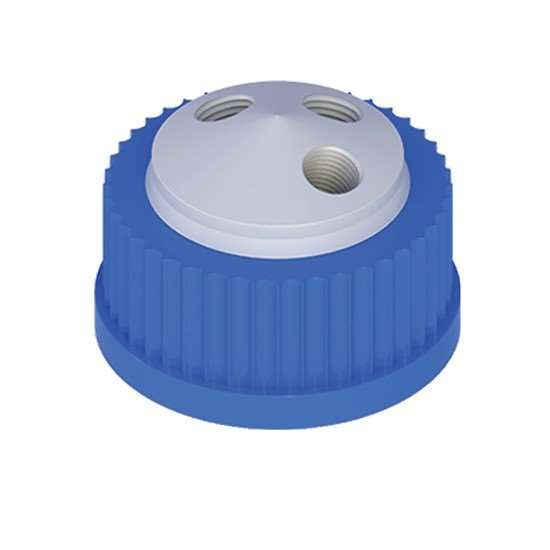 Cole-Parmer VapLock Solvent Delivery Cap 3x1/4-28 Ports GL32 1 Each ...